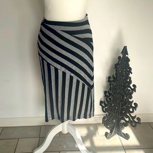 Asymmetrical Design Pencil Skirt